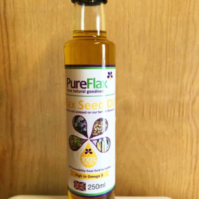 Vegan & vegetarian 100% natural flax seed oil health food supplement